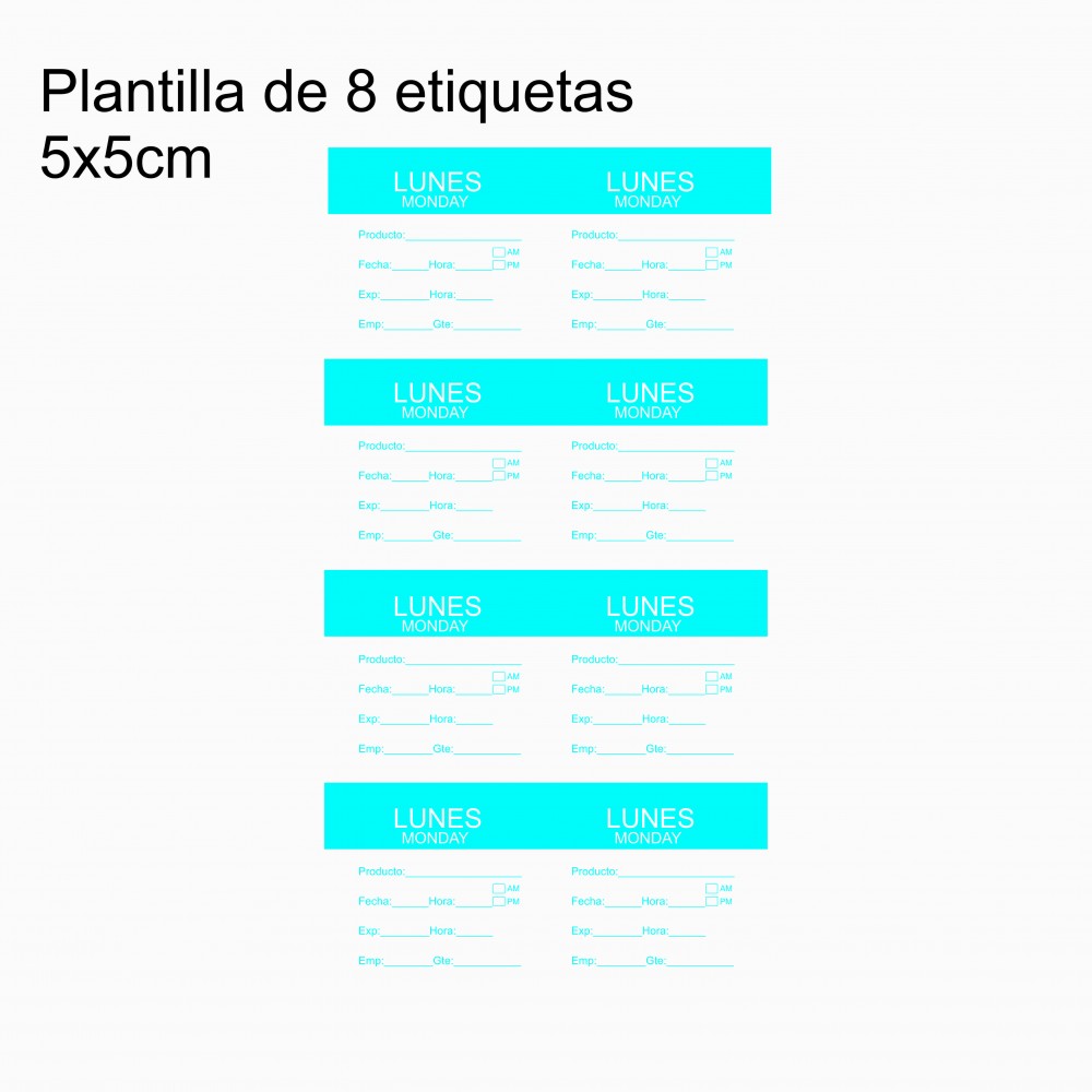 ETIQUETA 5X5