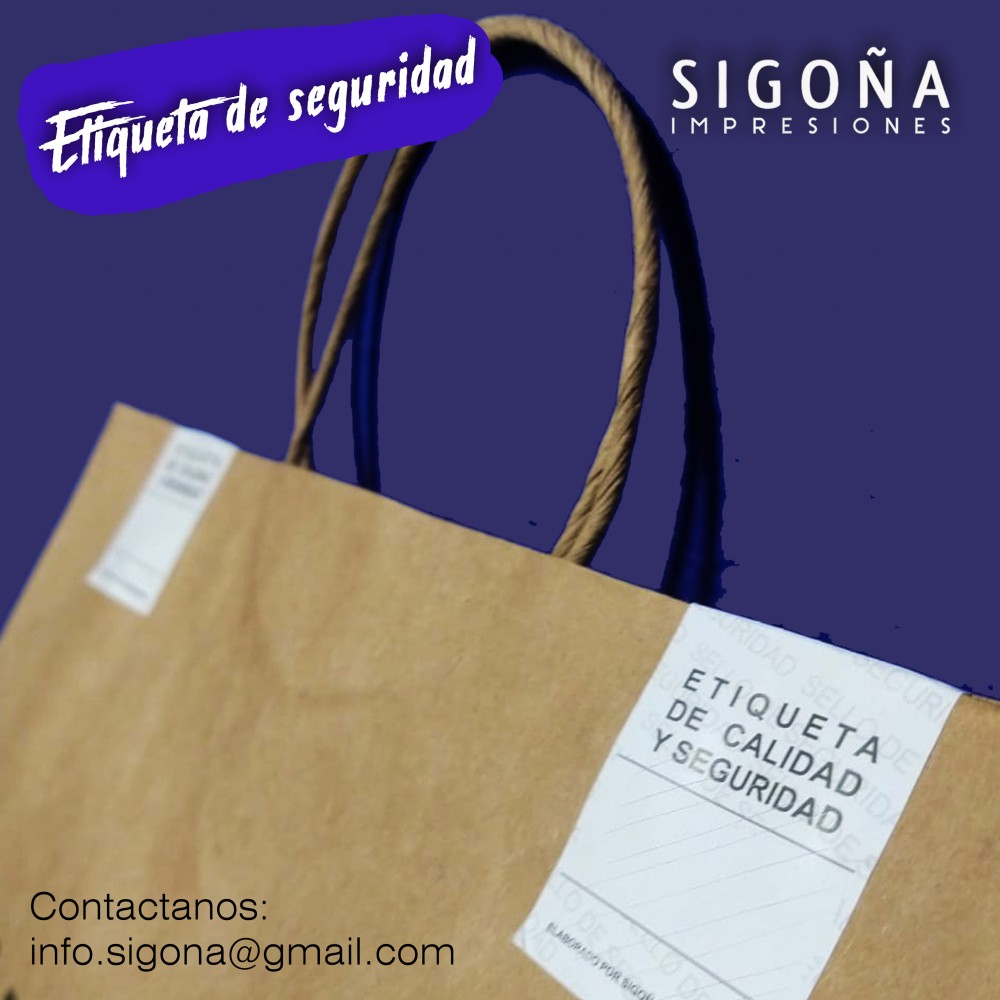 ETIQUETA DE SEGURIDAD