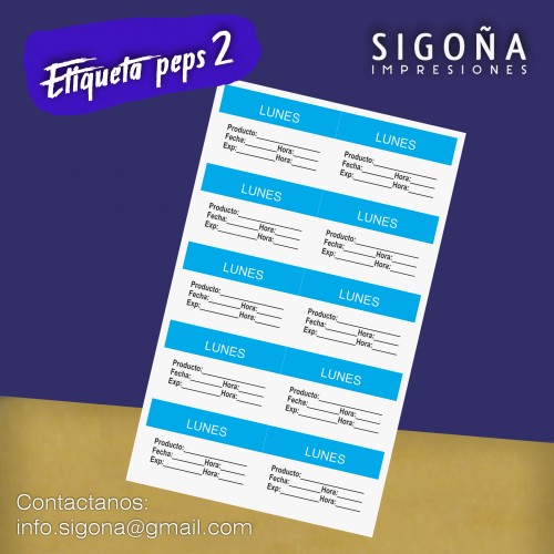ETIQUETA PEPS 2