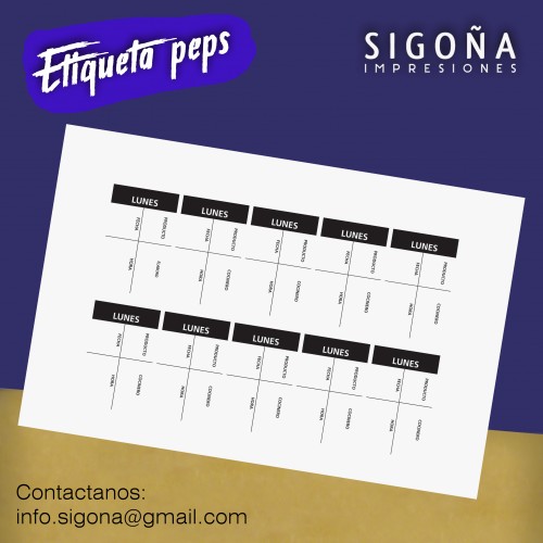 ETIQUETA PEPS