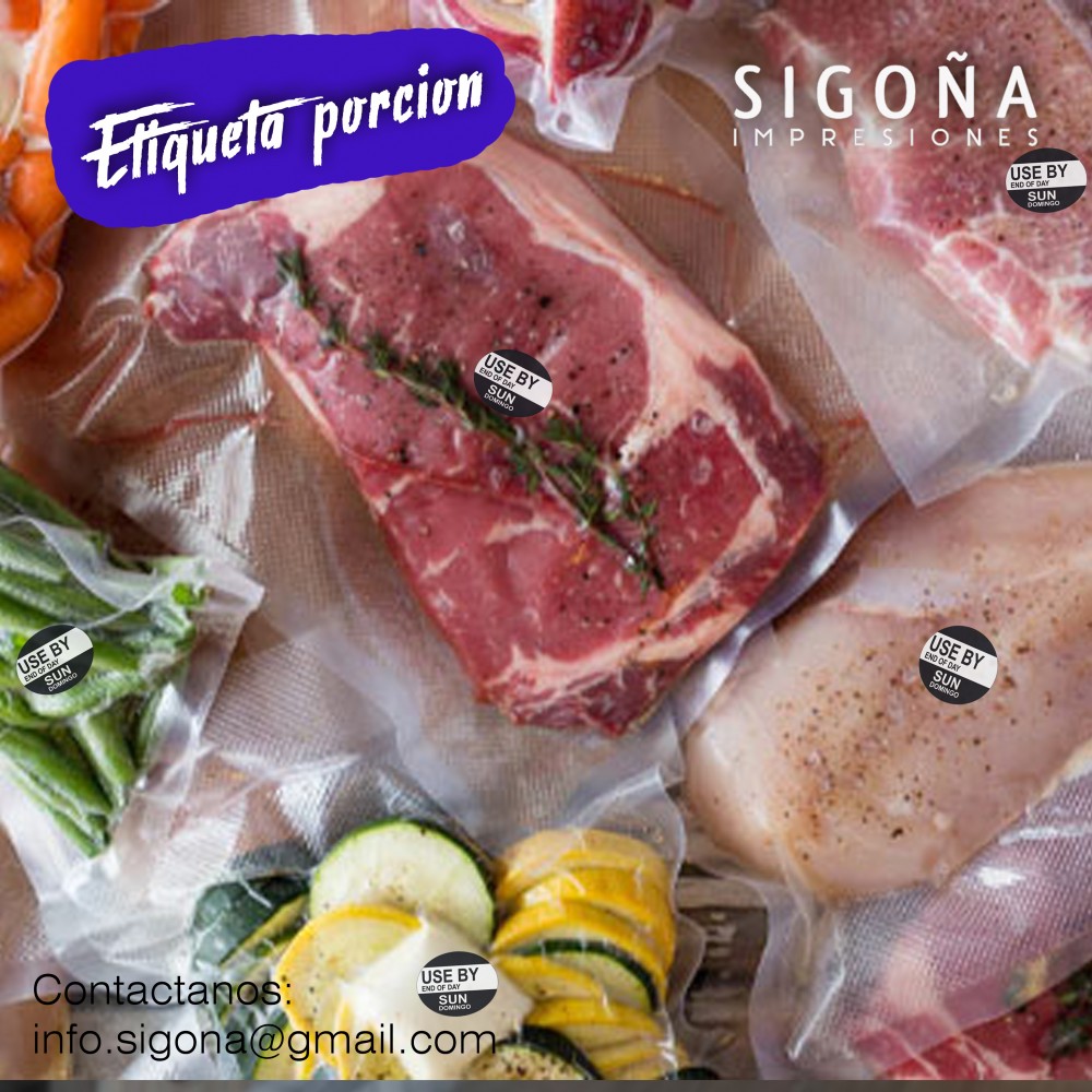 ETIQUETA PORCION